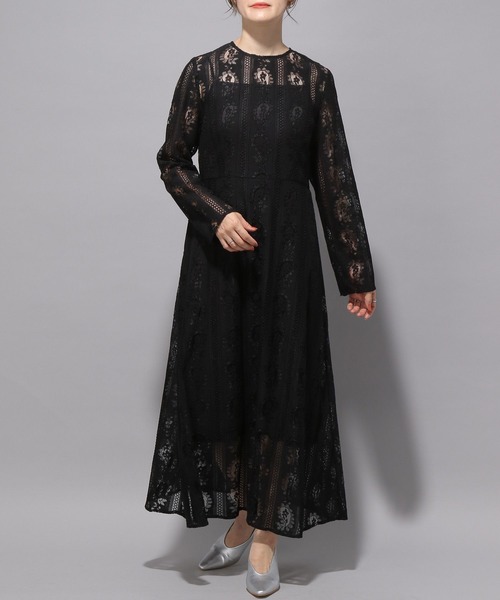 セール】【結婚式／オケージョン】コードレースドレスワンピース