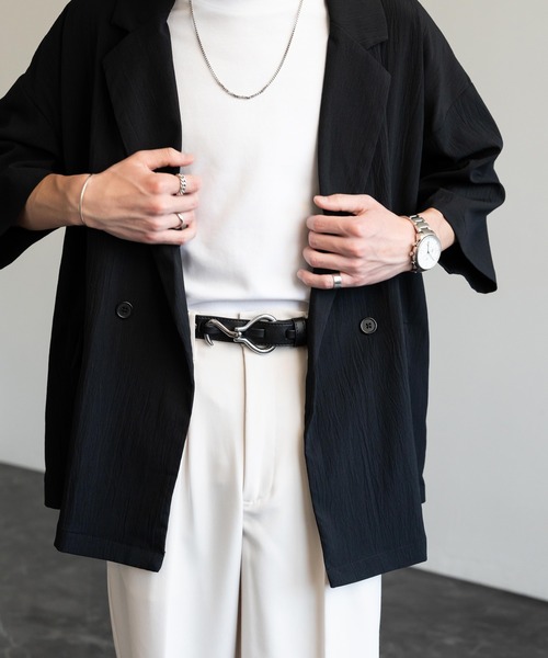 Rocky Monroe（ロッキーモンロー）の「フェイクレザーフックベルト（ベルト・メンズ・シルバー系2/ゴールド系1/ゴールド系2/シルバー系1/シルバー×ゴールド/ブラック系その他・FREE）」の8枚目の写真