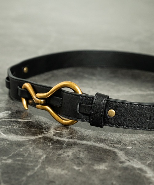 Rocky Monroe（ロッキーモンロー）の「フェイクレザーフックベルト（ベルト・メンズ・シルバー系2/ゴールド系1/ゴールド系2/シルバー系1/シルバー×ゴールド/ブラック系その他・FREE）」の18枚目の写真