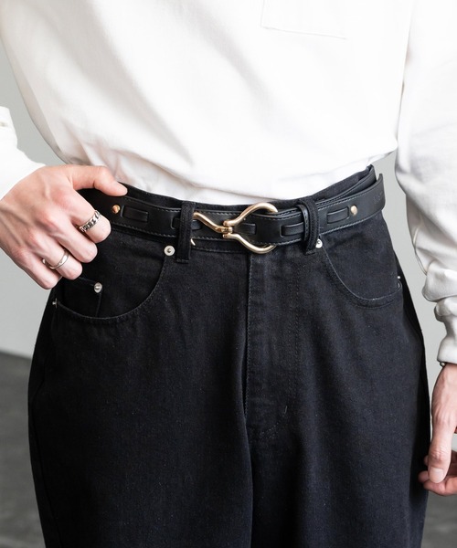 Rocky Monroe（ロッキーモンロー）の「フェイクレザーフックベルト（ベルト・メンズ・シルバー系2/ゴールド系1/ゴールド系2/シルバー系1/シルバー×ゴールド/ブラック系その他・FREE）」の13枚目の写真