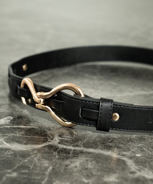 Rocky Monroe（ロッキーモンロー）の「フェイクレザーフックベルト（ベルト・メンズ・シルバー系2/ゴールド系1/ゴールド系2/シルバー系1/シルバー×ゴールド/ブラック系その他・FREE）」の15枚目の写真