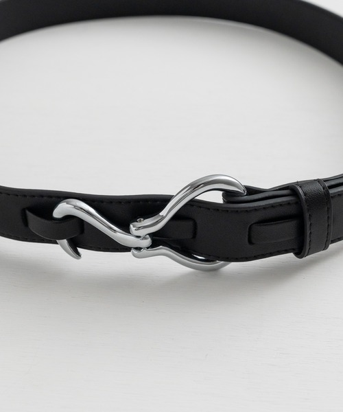 Rocky Monroe（ロッキーモンロー）の「フェイクレザーフックベルト（ベルト・メンズ・シルバー系2/ゴールド系1/ゴールド系2/シルバー系1/シルバー×ゴールド/ブラック系その他・FREE）」の22枚目の写真