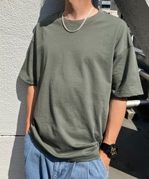 ダメージ加工 Tシャツ/カットソー/半袖TOPS