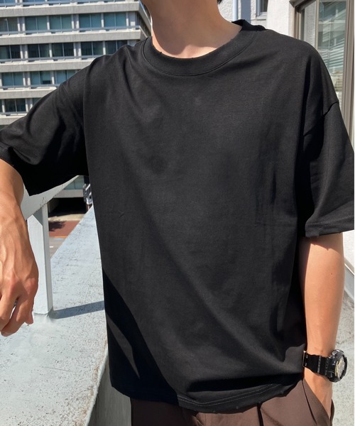 CREARE -LINO-(クレアーレリノ)の「ダメージ加工 Tシャツ/カットソー/半袖TOPS(Tシャツ/カットソー・メンズ・カーキ/オフホワイト/ブラック・MEDIUM/LARGE)」の4枚目の写真