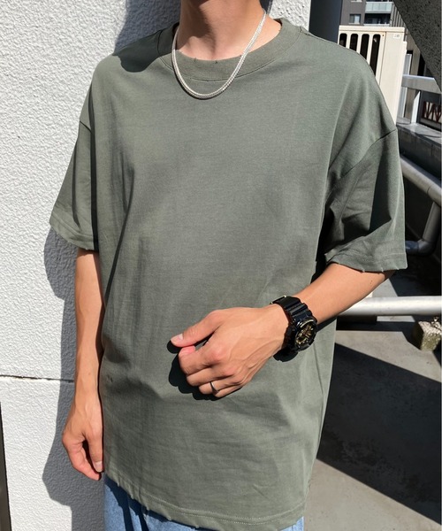 CREARE -LINO-(クレアーレリノ)の「ダメージ加工 Tシャツ/カットソー/半袖TOPS(Tシャツ/カットソー・メンズ・カーキ/オフホワイト/ブラック・MEDIUM/LARGE)」の22枚目の写真