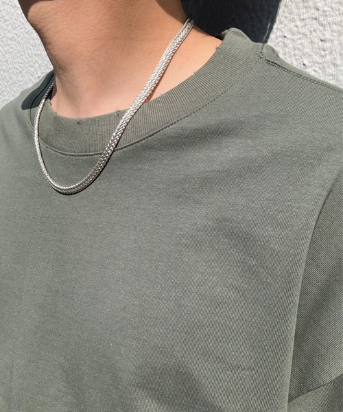 CREARE -LINO-(クレアーレリノ)の「ダメージ加工 Tシャツ/カットソー/半袖TOPS(Tシャツ/カットソー・メンズ・カーキ/オフホワイト/ブラック・MEDIUM/LARGE)」の18枚目の写真
