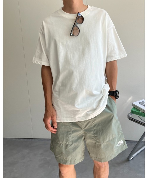 CREARE -LINO-(クレアーレリノ)の「ダメージ加工 Tシャツ/カットソー/半袖TOPS(Tシャツ/カットソー・メンズ・カーキ/オフホワイト/ブラック・MEDIUM/LARGE)」の11枚目の写真