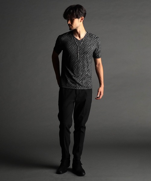 boohoo MAN★半袖 Vネック チェック柄 プルオーバー Tシャツ セール】オーバーサイズチェックアソート半袖シャツ（シャツ