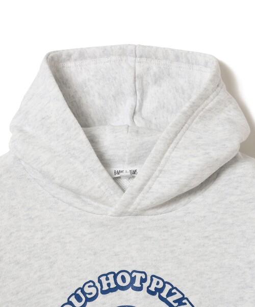 B:MING by BEAMS（ビーミングバイビームス）の「【セットアップ対応】ピザ プリント フーディー（100～140cm）（パーカー・キッズ・ネイビー/ライトグレー・130/120/110/100/140）」の18枚目の写真