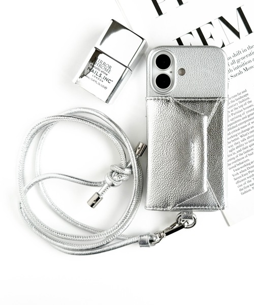 Mag Shoulder Card wallet MagSafe対応 カードケース ストラップ