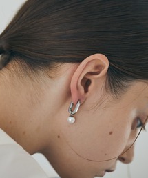 ENOUGH（イナフ）の「『enough』 パールモチーフ付きピアス（ピアス（両耳用））」