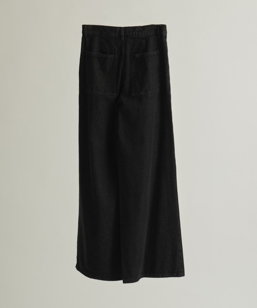 DAMAGE DENIM WIDE PANTS/ダメージデニムワイドパンツ（デニム