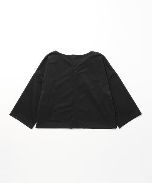 Demi-Luxe BEAMS（デミルクス ビームス）の「Demi-Luxe BEAMS / スウェードライク プルオーバー（Tシャツ/カットソー・レディース・ブラック/ブラウン系その他・ONE SIZE）」の8枚目の写真