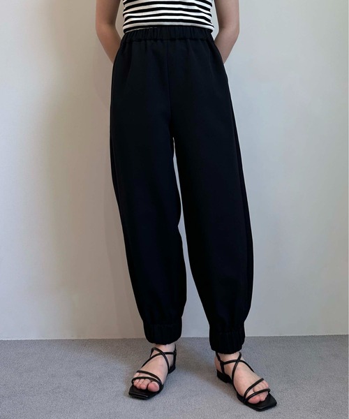 1chaku.(イッチャク)の「ストレッチリラックスジョガーパンツ(その他パンツ・レディース・ブラック/グレイッシュベージュ/サンドグレー/オフホワイト・マルチサイズ)」の12枚目の写真