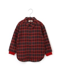MAKE YOUR DAY | 無地とチェックのベーシックシャツ■80～140cm(シャツ/ブラウス)