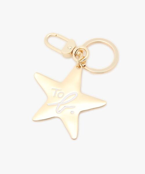 To b. by agnes b.(トゥービーバイアニエスベー)の「WW34 CHARM メタルロゴキーチャーム(キーホルダー・レディース・ホワイト系その他・FREE)」の3枚目の写真