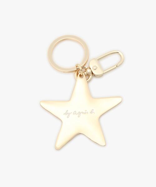 To b. by agnes b.(トゥービーバイアニエスベー)の「WW34 CHARM メタルロゴキーチャーム(キーホルダー・レディース・ホワイト系その他・FREE)」の2枚目の写真
