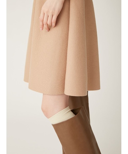 LILY BROWN(リリーブラウン)の「ボウタイニットミニワンピース(ワンピース・レディース・ブラック/レッド/ベージュ/ブルー・FREE)」の9枚目の写真