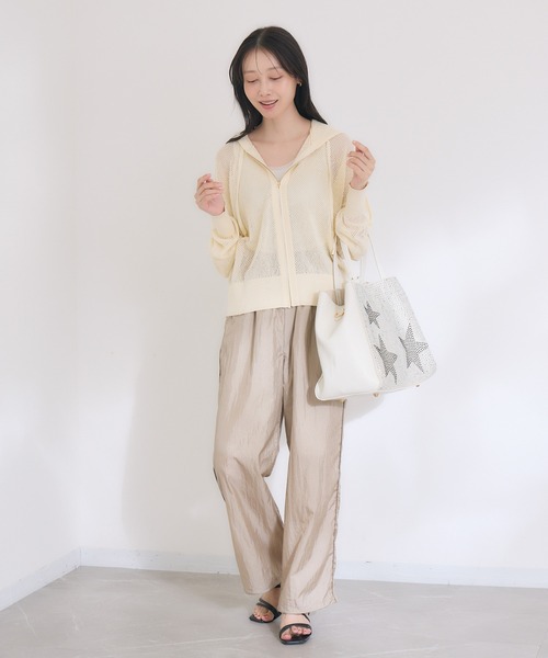 KATHARINE ROSS(キャサリンロス)の「【KATHARINE ROSS】メッシュパーカー(パーカー・レディース・ライトブルー/アイボリー/チャコールグレー・MEDIUM)」の17枚目の写真