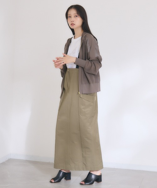 KATHARINE ROSS(キャサリンロス)の「【KATHARINE ROSS】メッシュパーカー(パーカー・レディース・ライトブルー/アイボリー/チャコールグレー・MEDIUM)」の11枚目の写真