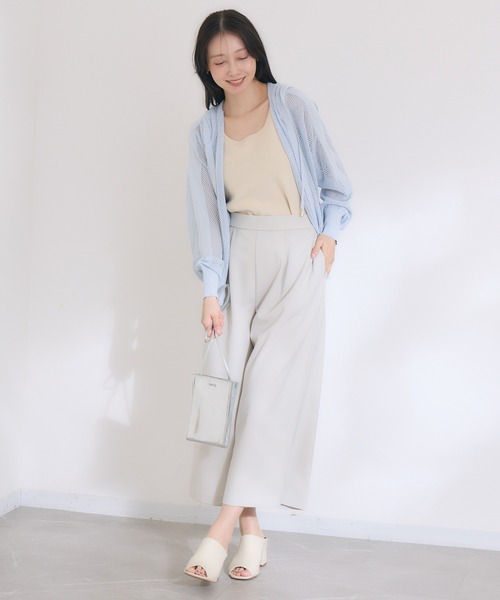 KATHARINE ROSS(キャサリンロス)の「【KATHARINE ROSS】メッシュパーカー(パーカー・レディース・ライトブルー/アイボリー/チャコールグレー・MEDIUM)」の6枚目の写真