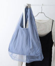 &soiree ナイロン×チュールレイヤートートバック