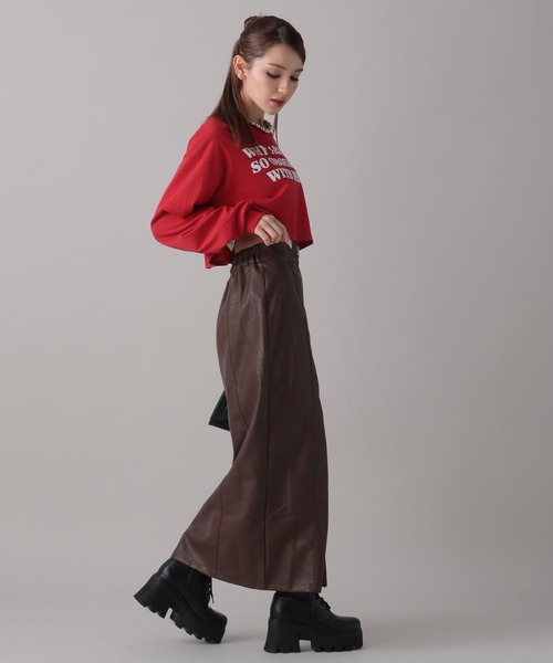 FOREVER 21(フォーエバー トゥエンティーワン)の「【2024FW】フェイクレザージップスカート(スカート・レディース・ブラウン/ブラック・SMALL/MEDIUM)」の17枚目の写真