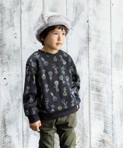 【セール】アニマルバルーン柄長袖トレーナー（その他トップス）｜zuppa di zucca（ズッパ デ ズッカ）