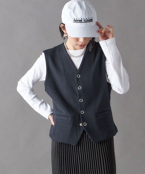 SHIPS（シップス）の「SHIPS NINE CASE:ロゴ キャップ（キャップ・レディース・ホワイト/ブラック/ネイビー・ONE SIZE）」の13枚目の写真