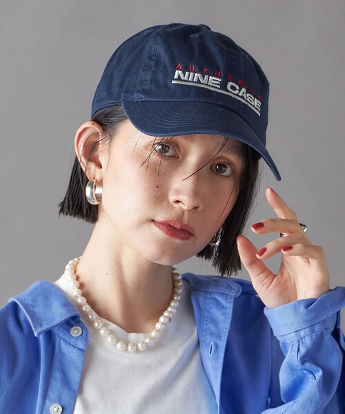 SHIPS（シップス）の「SHIPS NINE CASE:ロゴ キャップ（キャップ・レディース・ホワイト/ブラック/ネイビー・ONE SIZE）」の21枚目の写真