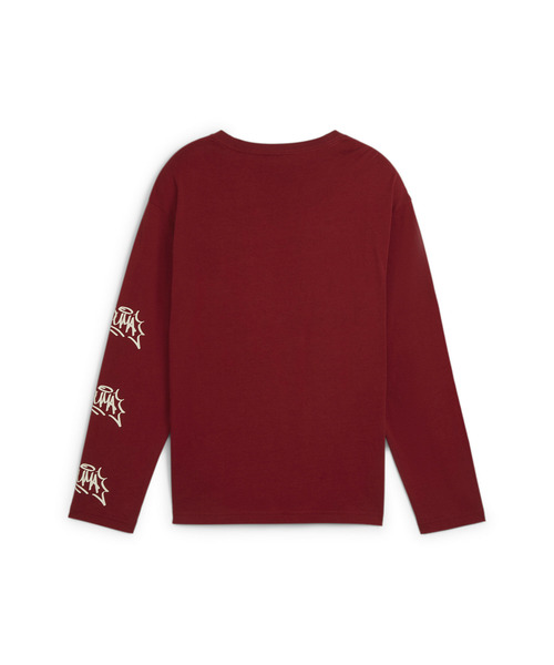 PUMA（プーマ）の「PUMA プーマ キッズ ボーイズ ESS+ ミッド 90S 長袖 Tシャツ B 110-160cm（Tシャツ/カットソー・キッズ・レッド/ブラック/オフホワイト・160/130/150/120/110/140）」の8枚目の写真