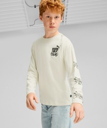 PUMA | PUMA プーマ キッズ ボーイズ ESS+ ミッド 90S 長袖 Tシャツ B 110-160cm(Tシャツ/カットソー)