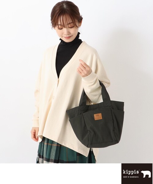 one'sterrace(ワンズテラス)の「Kippis キッピス 2WAYミニトートバッグ(トートバッグ・レディース・グレー系その他7/カーキ系5/ブラック系8・99)」の21枚目の写真