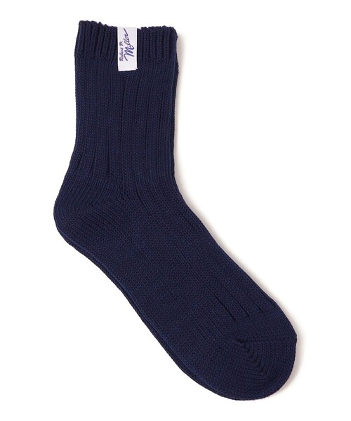 MILLER（ミラー）の「miller: ピスネーム付き リブ ソックス（ソックス/靴下・レディース・グレー/ホワイト/ブラウン/グリーン/ベージュ系その他/ワインレッド/ネイビー・ONE SIZE）」の6枚目の写真