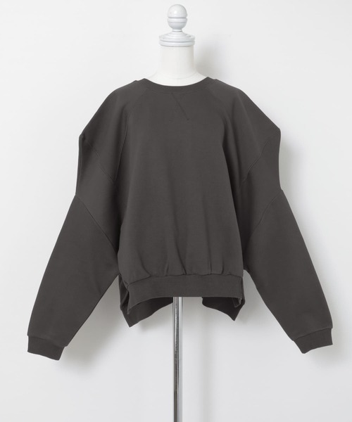 LAATO（ラート）の「anchor shoulder sweat（Tシャツ/カットソー・レディース・アイボリー/ダークグレー・FREE）」の11枚目の写真