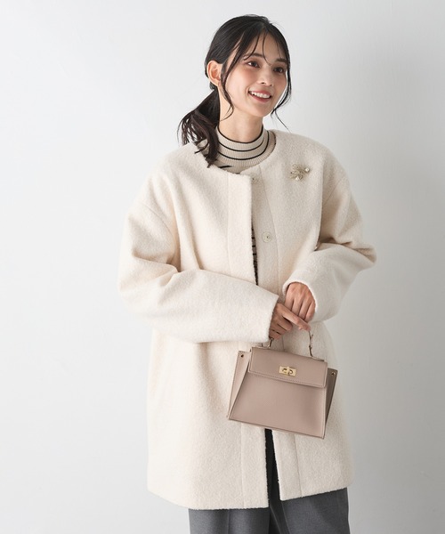 Honeys（ハニーズ）の「【抗菌防臭・静電気軽減】ノーカラーコクーン