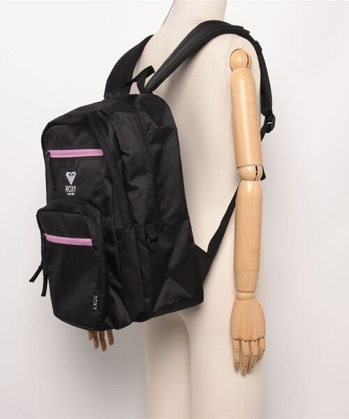 ROXY（ロキシー）の「ROXY/ロキシー バックパック NEW BEGINNINGRBG241303（バックパック/リュック・レディース・ブラック×ピンク・FREE）」の9枚目の写真