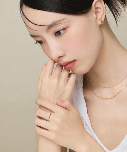 ciite' surgical stainless(シーテサージカルステンレス)の「【 金属アレルギー対応 】 シンプルリング サージカルステンレス(リング・レディース・ゴールド/シルバー・L/XXS/M/XS/S/XL)」の4枚目の写真