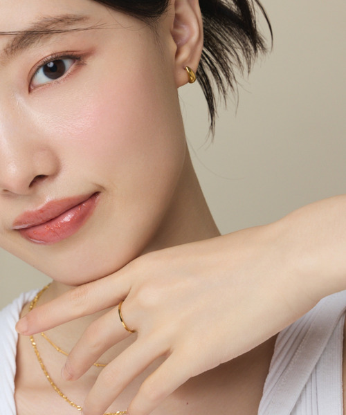ciite' surgical stainless(シーテサージカルステンレス)の「【 金属アレルギー対応 】 シンプルリング サージカルステンレス(リング・レディース・ゴールド/シルバー・L/XXS/M/XS/S/XL)」の7枚目の写真