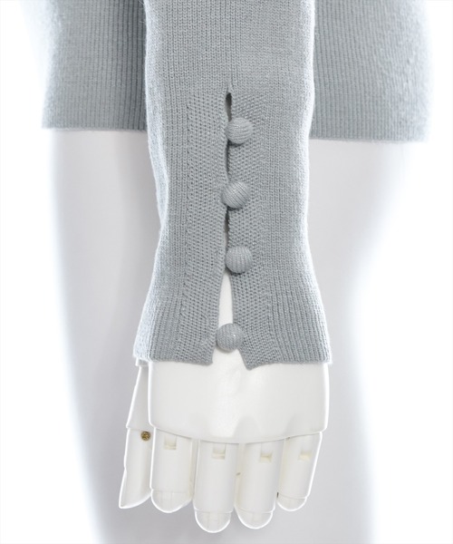 clear（クリア）の「ケープファーニットトップス [大人キレイめ 細見え エレガンススタイル]≪再入荷≫（ニット/セーター・レディース・アイボリー/ブラック/グレー・F）」の14枚目の写真