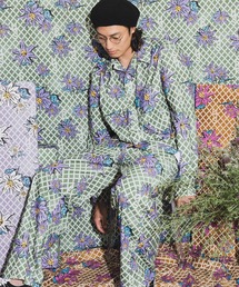 Under the Skin（アンダーザスキン）の「Under the Skin アンダーザスキン/ クロスオーバー 長袖パジャマシャツセットアップ対応 // UTS-01002（シャツ/ブラウス）」