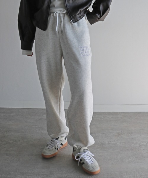 HAL×COURO エンブロイダリースウェットパンツ（スウェット