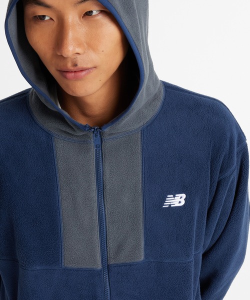 セール】フリースフルジップフーディ（パーカー）｜New Balance