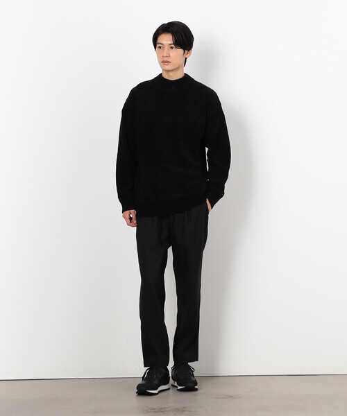 COMME CA ISM（コムサイズム）の「モックネック モールニット プルオーバー（ニット/セーター・メンズ・ブラック/オフホワイト/グレー/ブルー/ベージュ・MEDIUM/LARGE）」の11枚目の写真