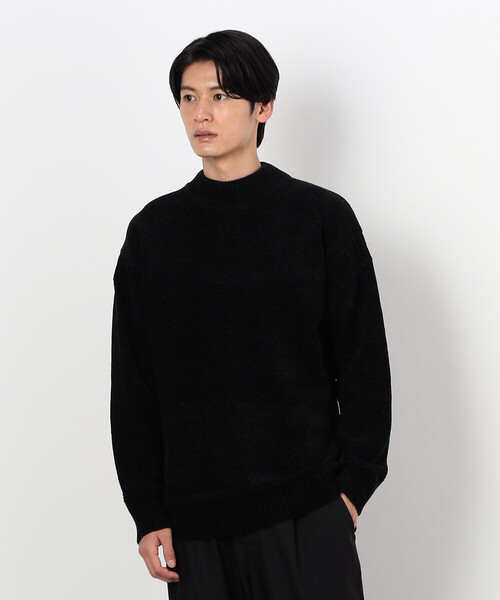 COMME CA ISM（コムサイズム）の「モックネック モールニット プルオーバー（ニット/セーター・メンズ・ブラック/オフホワイト/グレー/ブルー/ベージュ・MEDIUM/LARGE）」の12枚目の写真