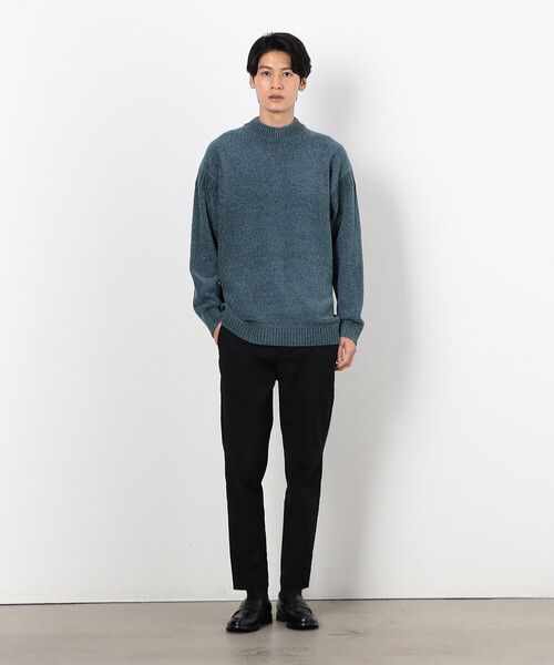 COMME CA ISM（コムサイズム）の「モックネック モールニット プルオーバー（ニット/セーター・メンズ・ブラック/オフホワイト/グレー/ブルー/ベージュ・MEDIUM/LARGE）」の15枚目の写真