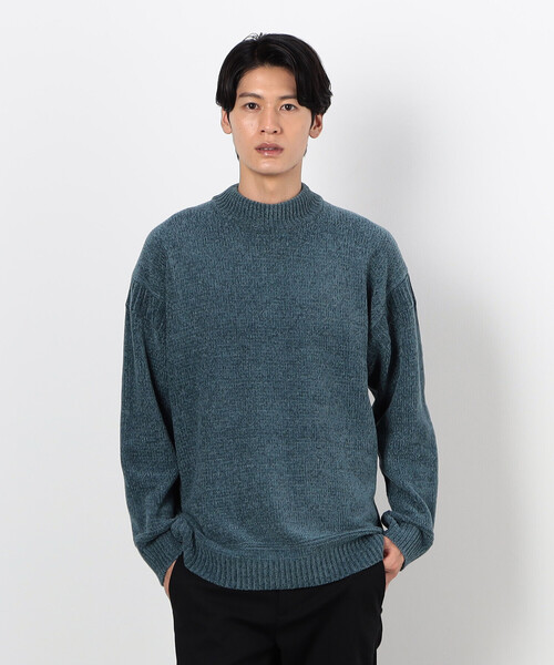 COMME CA ISM（コムサイズム）の「モックネック モールニット プルオーバー（ニット/セーター・メンズ・ブラック/オフホワイト/グレー/ブルー/ベージュ・MEDIUM/LARGE）」の16枚目の写真