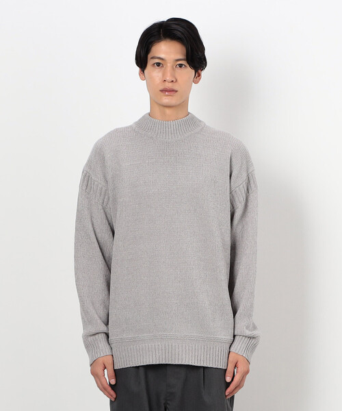 COMME CA ISM（コムサイズム）の「モックネック モールニット プルオーバー（ニット/セーター・メンズ・ブラック/オフホワイト/グレー/ブルー/ベージュ・MEDIUM/LARGE）」の18枚目の写真