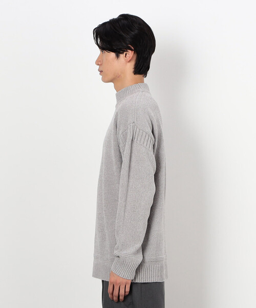 COMME CA ISM（コムサイズム）の「モックネック モールニット プルオーバー（ニット/セーター・メンズ・ブラック/オフホワイト/グレー/ブルー/ベージュ・MEDIUM/LARGE）」の19枚目の写真