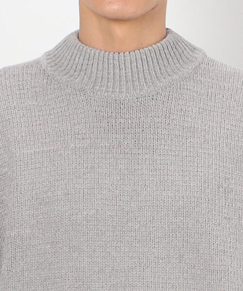 COMME CA ISM（コムサイズム）の「モックネック モールニット プルオーバー（ニット/セーター・メンズ・ブラック/オフホワイト/グレー/ブルー/ベージュ・MEDIUM/LARGE）」の21枚目の写真